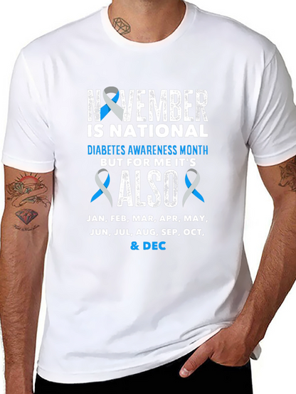 Diabetes Awareness All Year T-Shirt