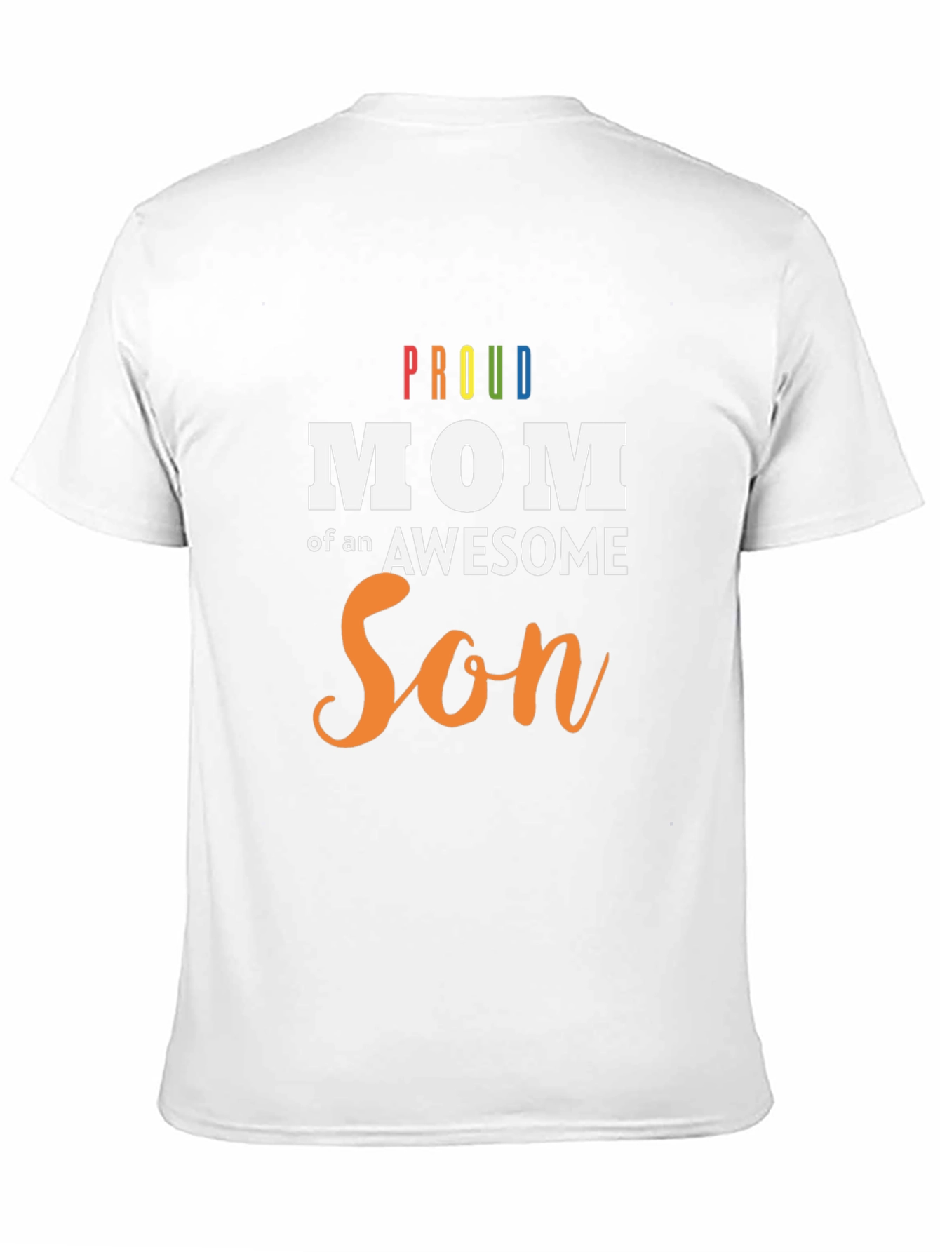Proud Mom of an Awesome Son Black T-Shirt