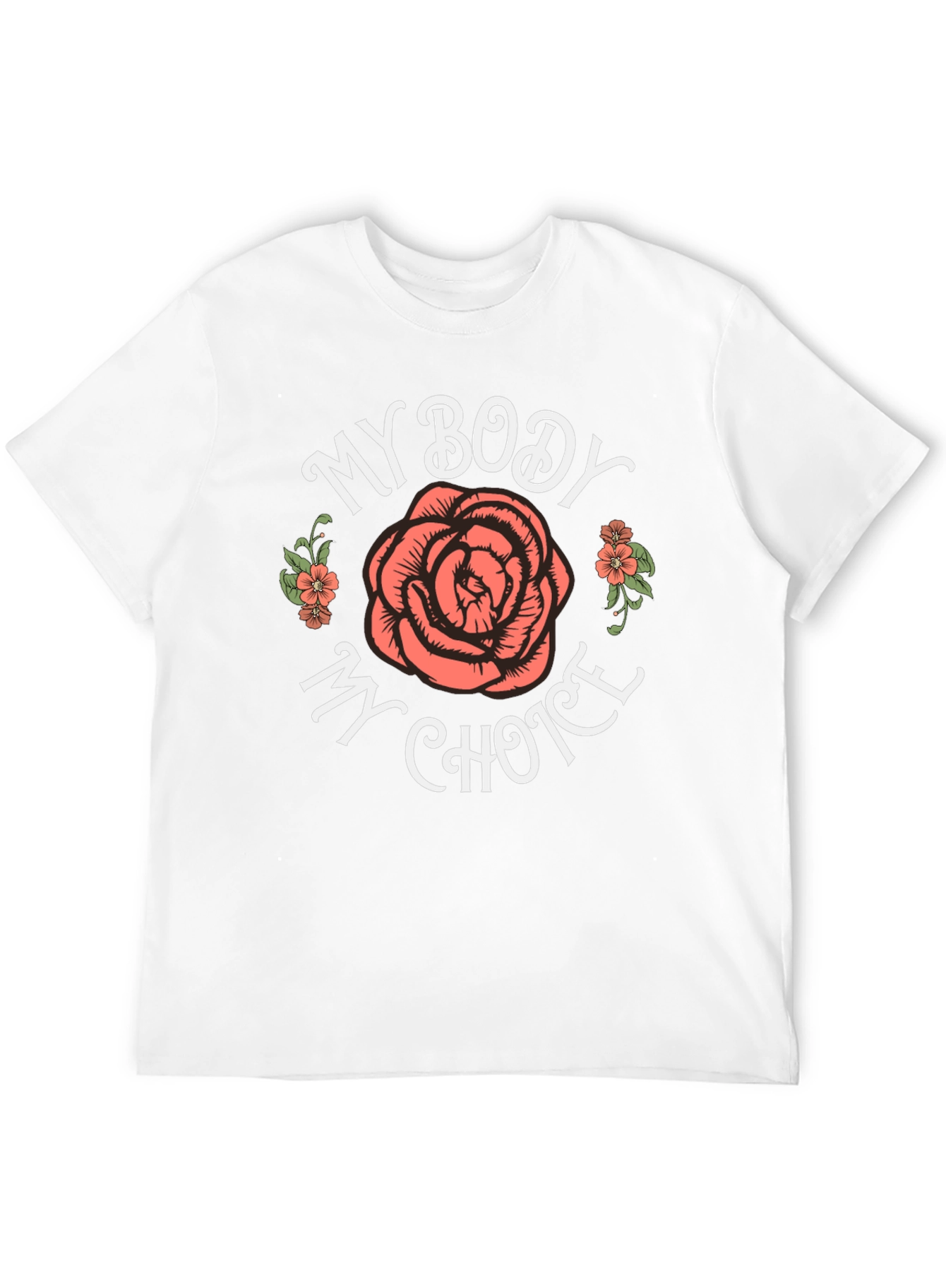 My Body My Choice Rose Graphic Tee