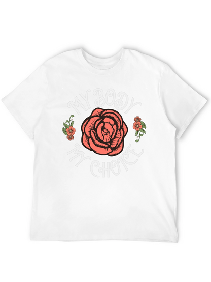 My Body My Choice Rose Graphic Tee