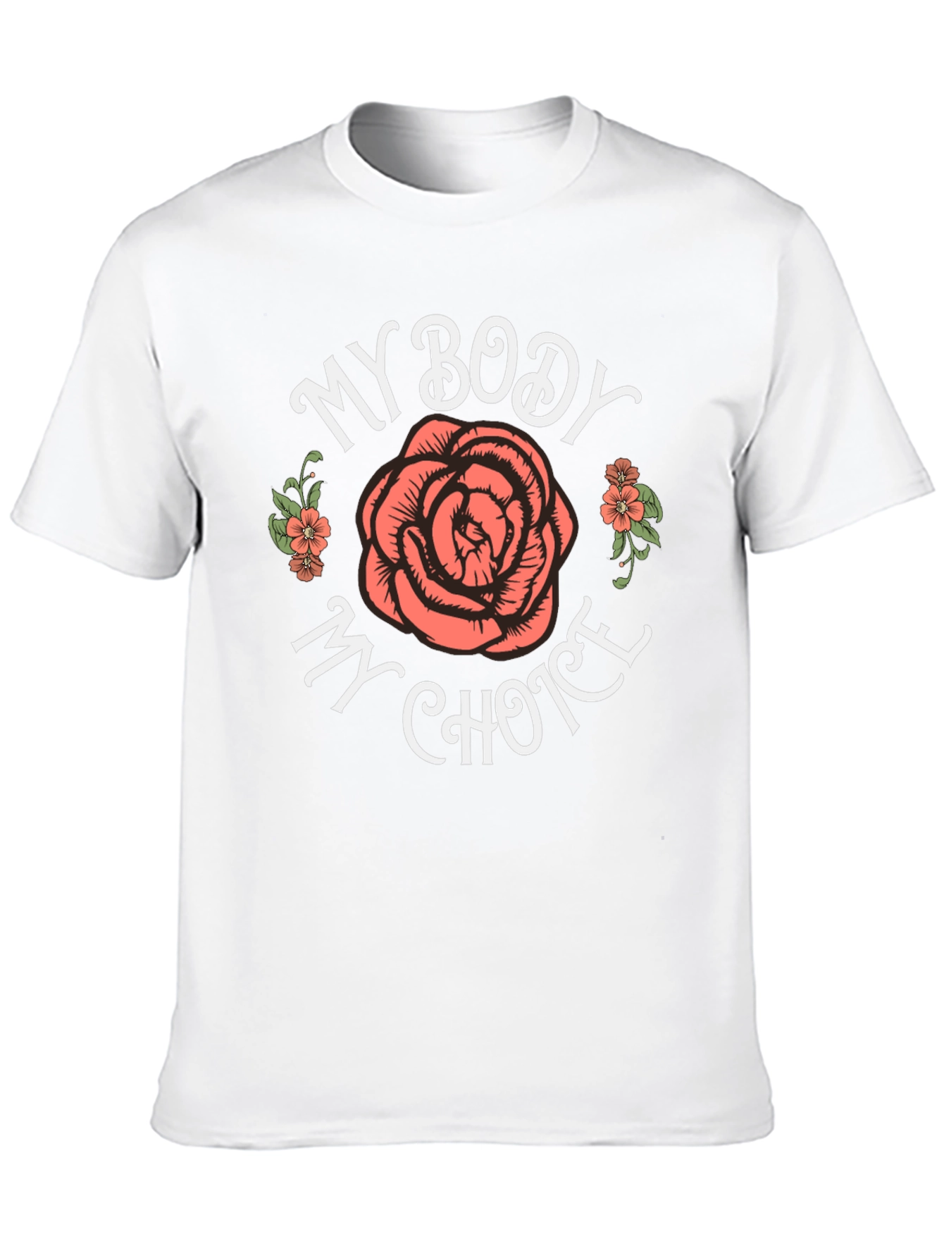 My Body My Choice Rose Graphic Tee