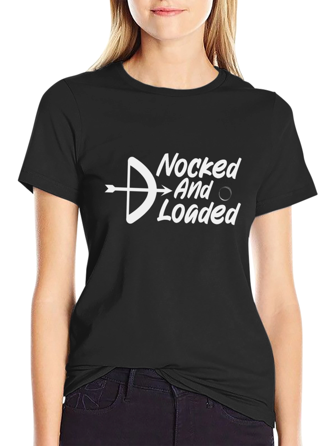 Nocked and Loaded Bow Arrow T-Shirt