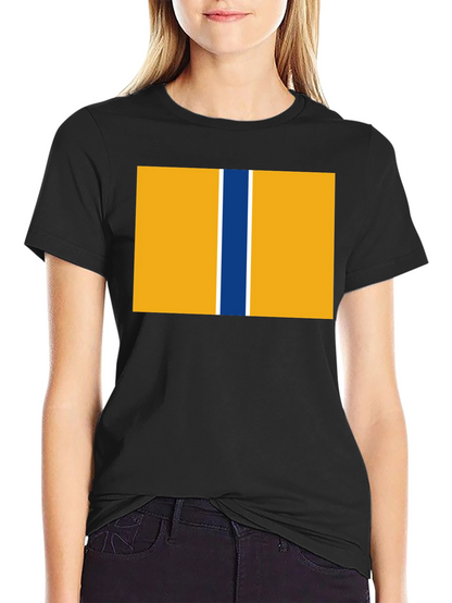 Striped Block Graphic Tee