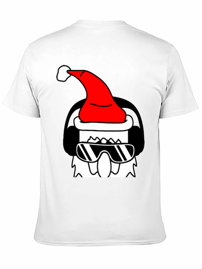 Cool Santa Graphic Tee - Black