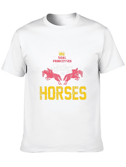 Real Princesses Riding Horses Graphic Tee