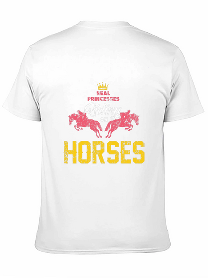 Real Princesses Riding Horses Graphic Tee