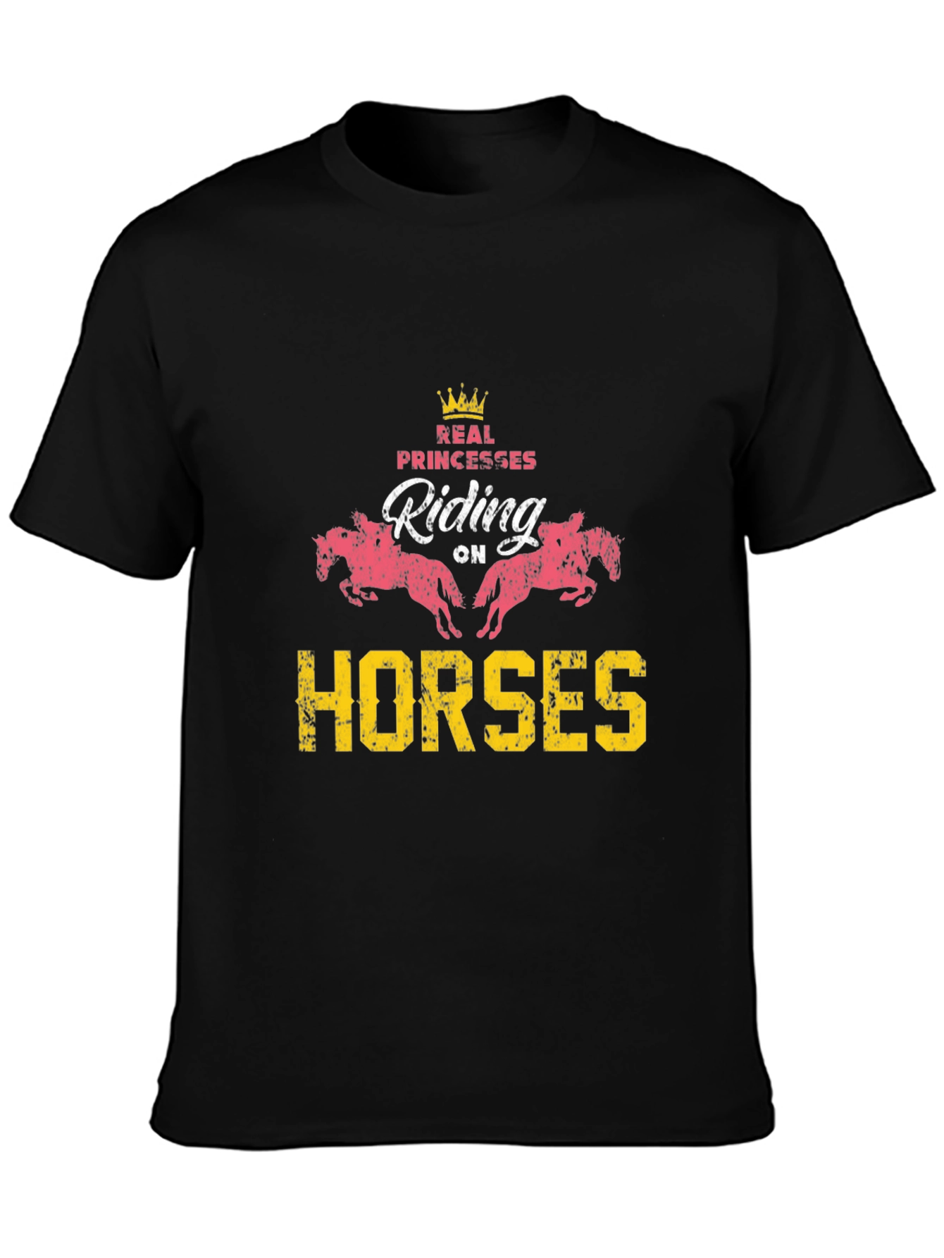 Real Princesses Riding Horses Graphic Tee