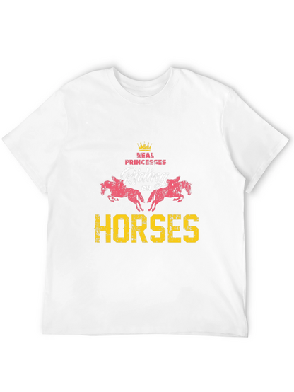 Real Princesses Riding Horses Graphic Tee