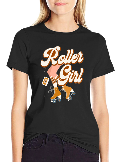 Retro Roller Girl T-Shirt