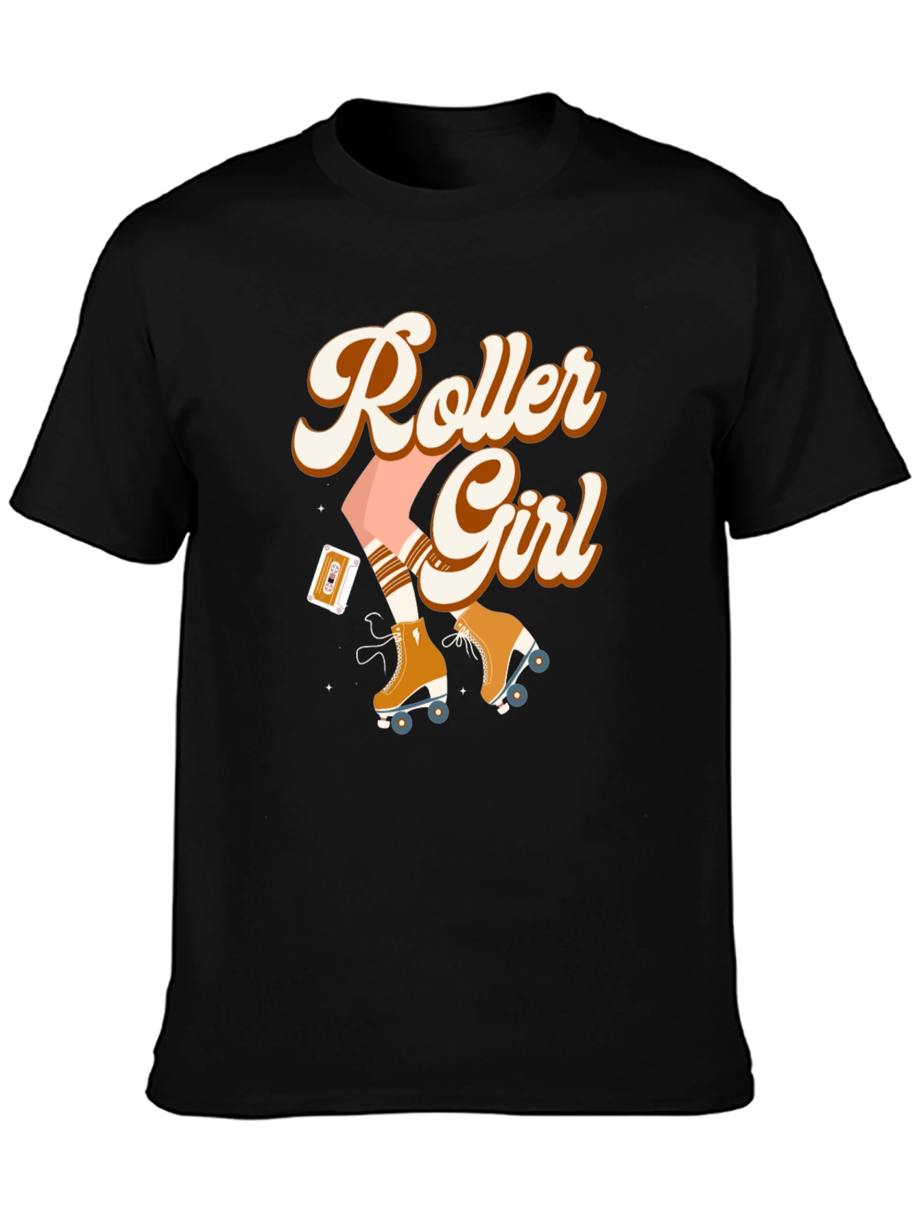 Retro Roller Girl T-Shirt