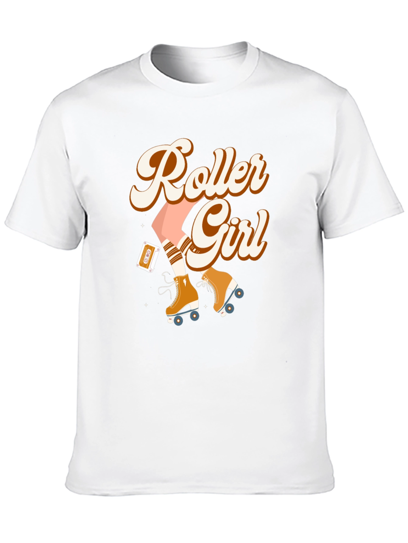 Retro Roller Girl T-Shirt