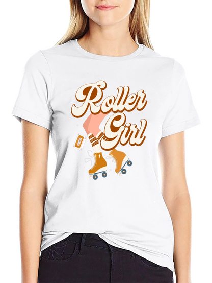 Retro Roller Girl T-Shirt