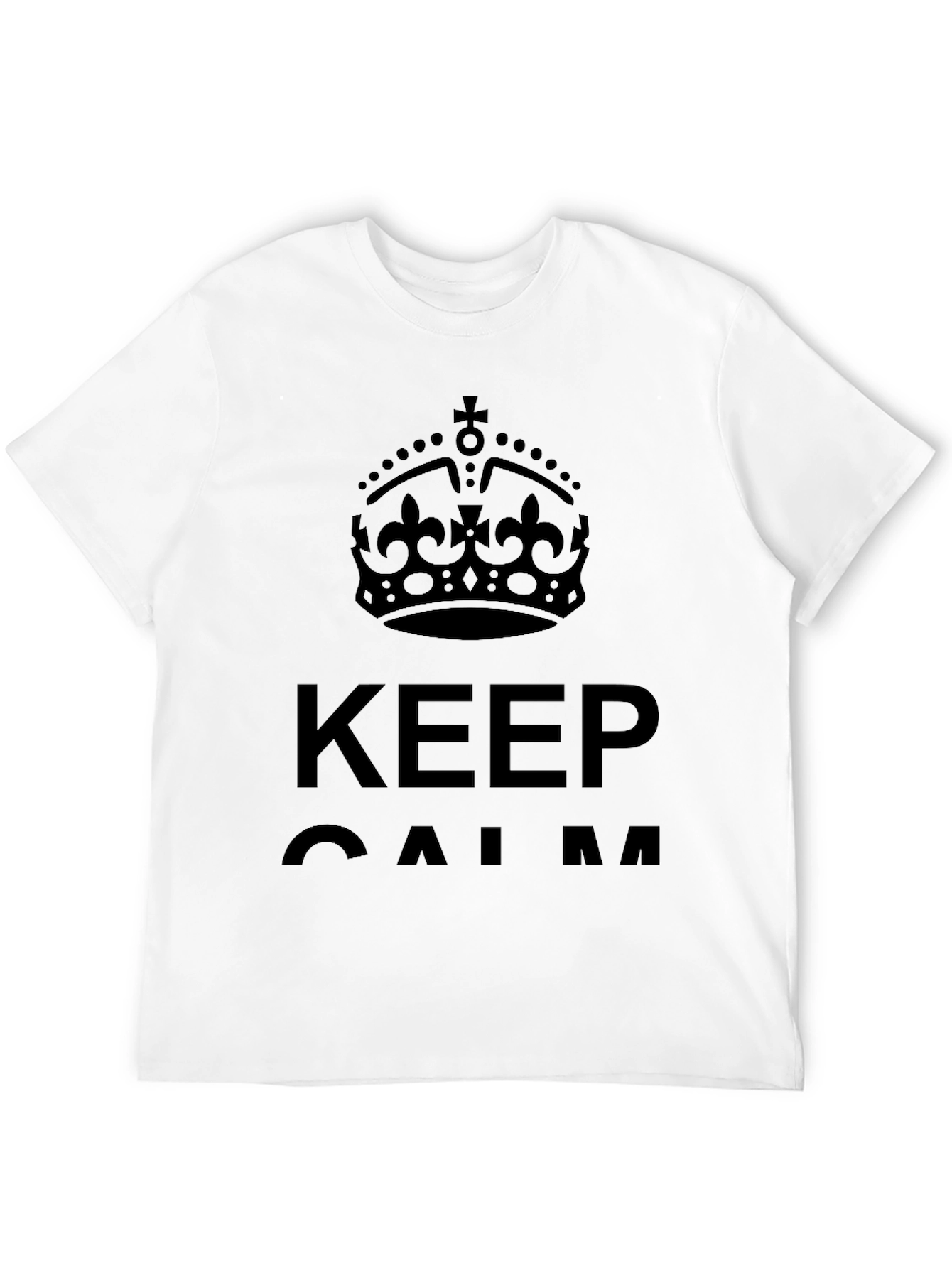 Keep Calm Graphic Tee - Stylish Comfort