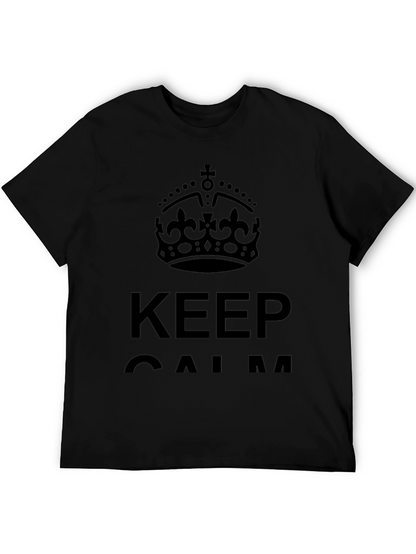 Keep Calm Graphic Tee - Stylish Comfort