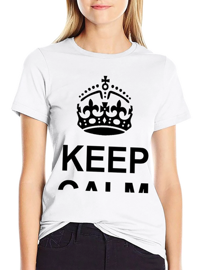 Keep Calm Graphic Tee - Stylish Comfort
