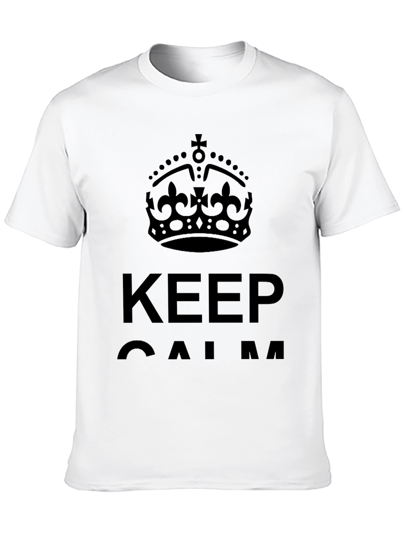 Keep Calm Graphic Tee - Stylish Comfort