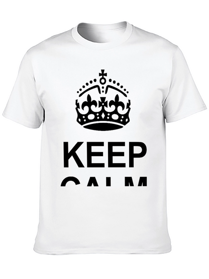 Keep Calm Graphic Tee - Stylish Comfort