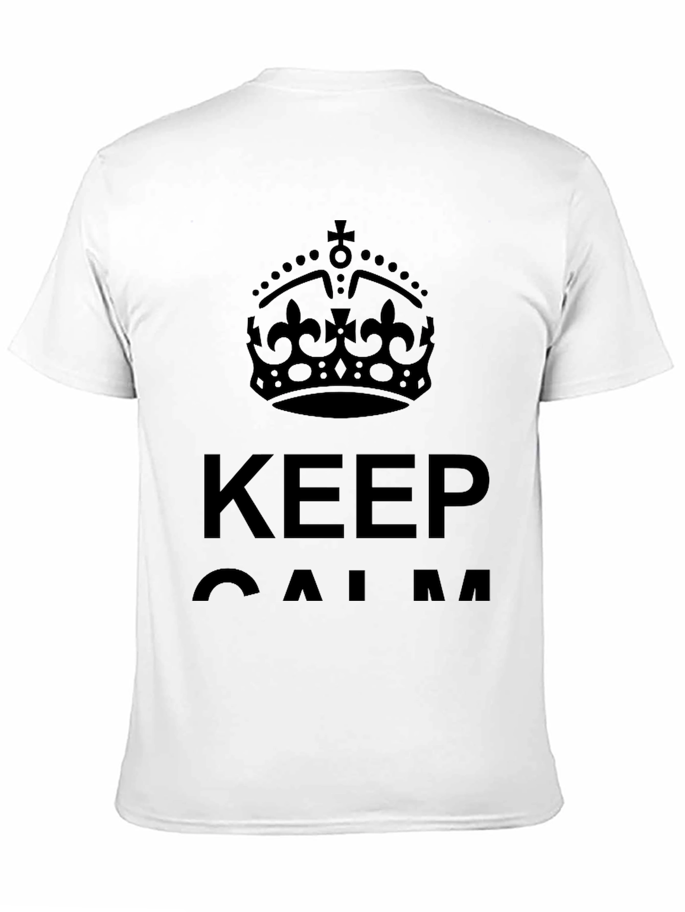 Keep Calm Graphic Tee - Stylish Comfort