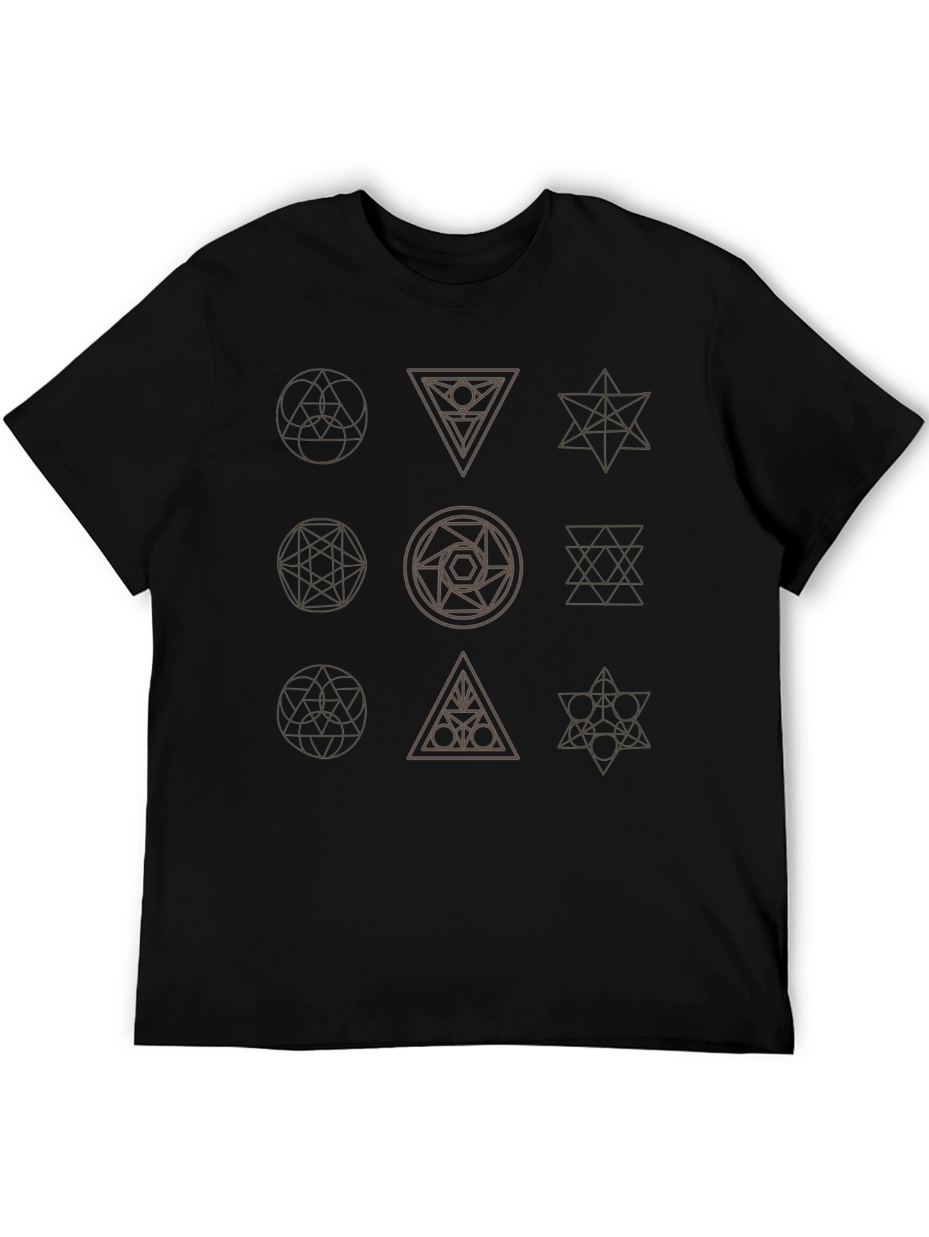 Geometric Symbol T-Shirt - Modern Graphic Tee