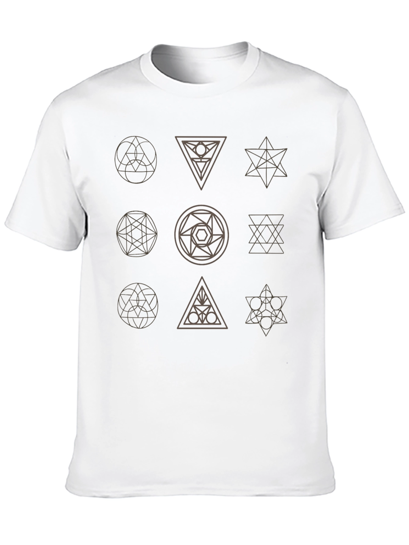 Geometric Symbol T-Shirt - Modern Graphic Tee