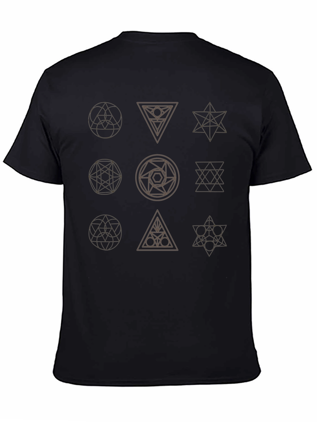 Geometric Symbol T-Shirt - Modern Graphic Tee