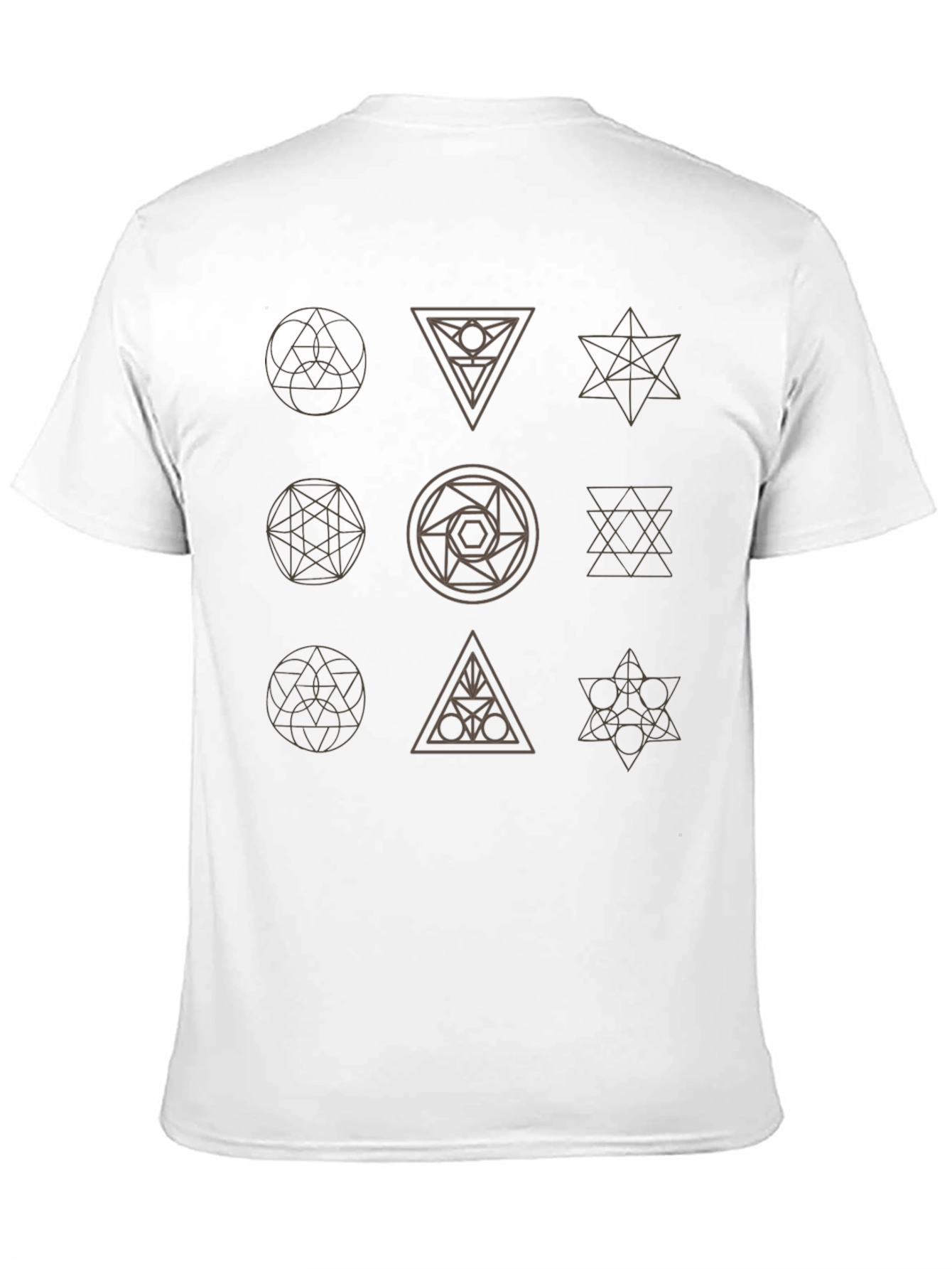 Geometric Symbol T-Shirt - Modern Graphic Tee