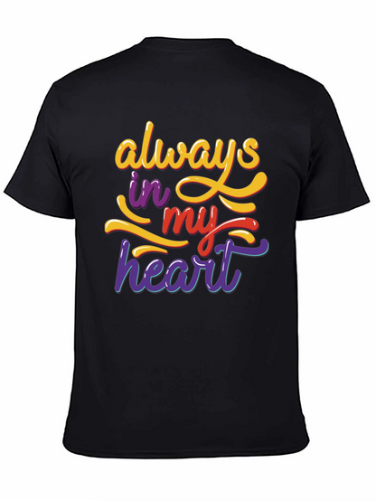 Always In My Heart Graphic Tee - Black