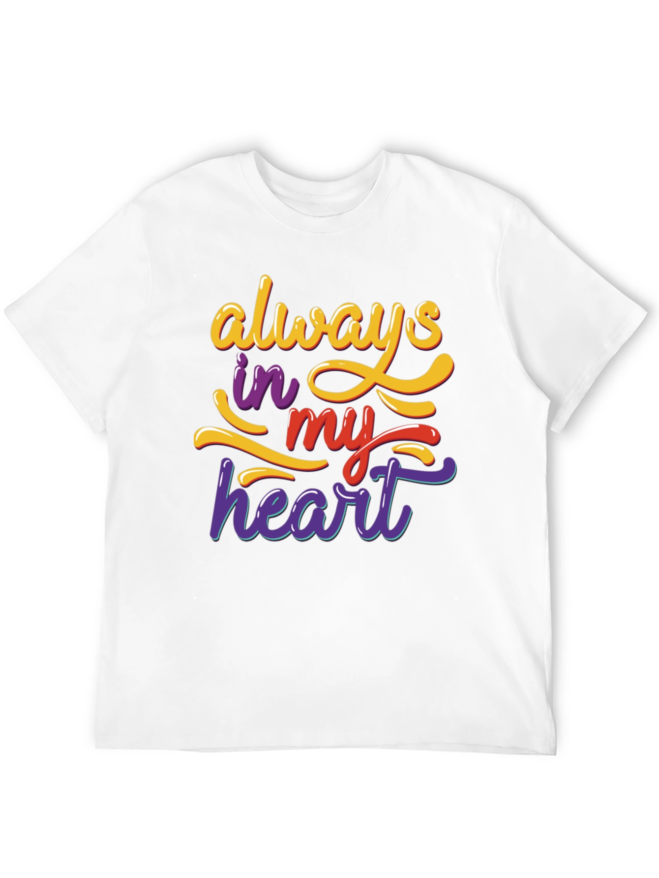 Always In My Heart Graphic Tee - Black