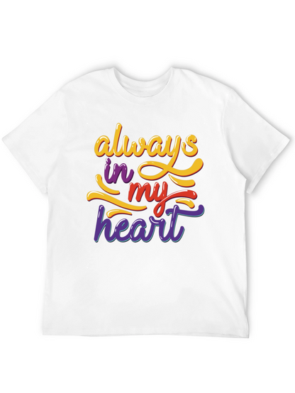 Always In My Heart Graphic Tee - Black