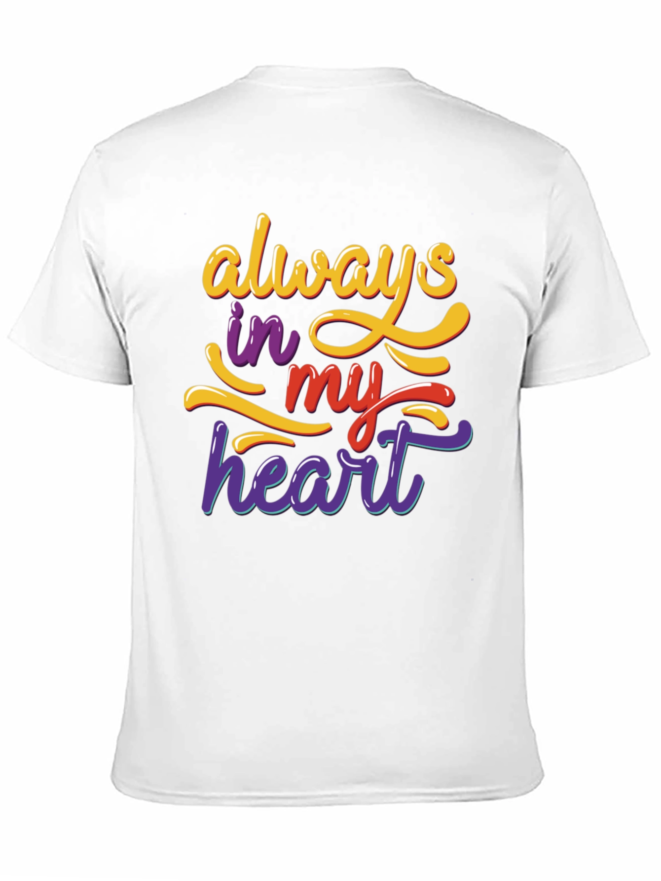 Always In My Heart Graphic Tee - Black