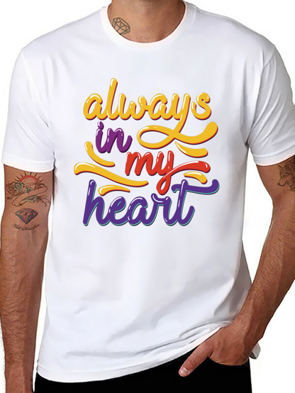 Always In My Heart Graphic Tee - Black