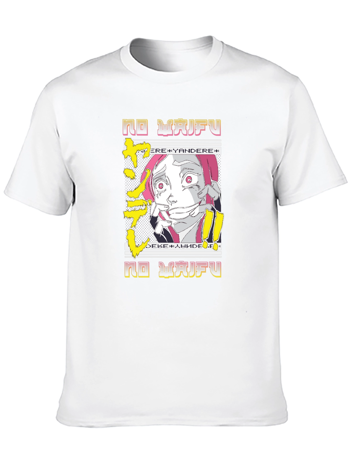 No Waifu Yandere Anime Graphic Tee