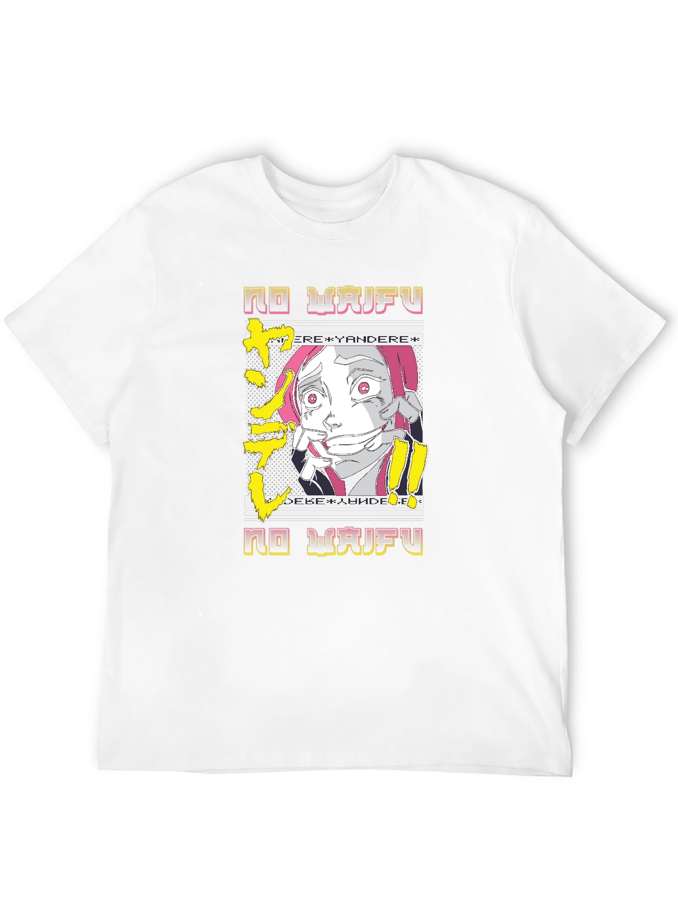 No Waifu Yandere Anime Graphic Tee