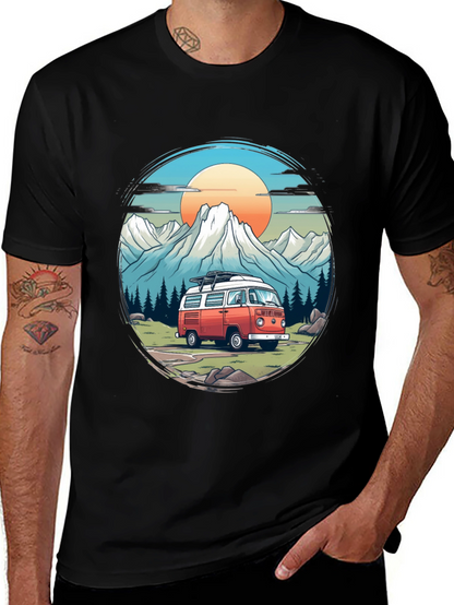 Retro Camper Van Adventure T-Shirt