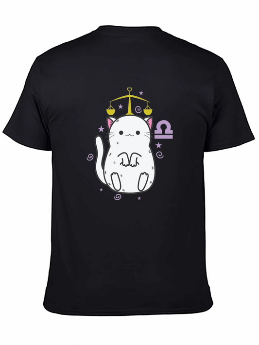 Libra Cat T-Shirt - Zodiac Sign Tee