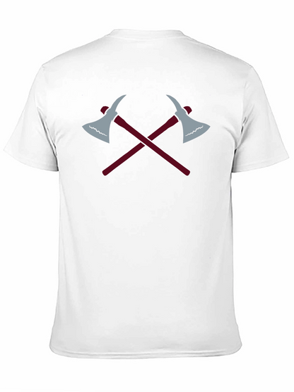 Crossed Axes Graphic Tee - Black