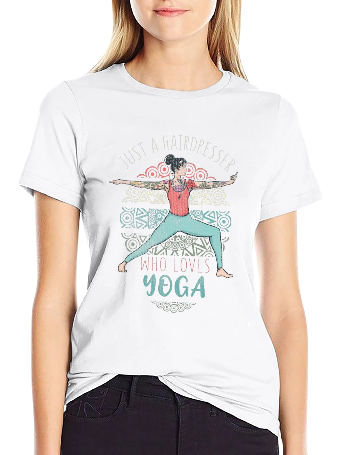 Hairdresser Yoga Lover T-Shirt