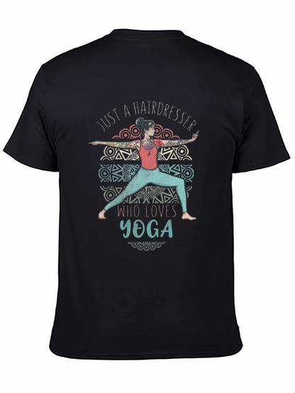 Hairdresser Yoga Lover T-Shirt