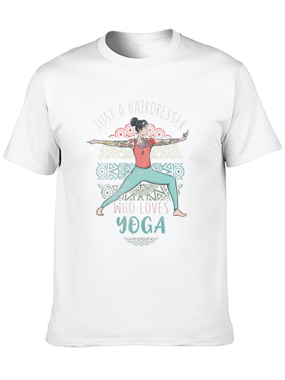 Hairdresser Yoga Lover T-Shirt