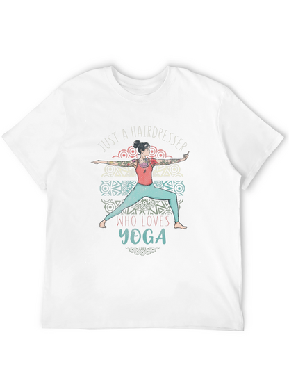 Hairdresser Yoga Lover T-Shirt
