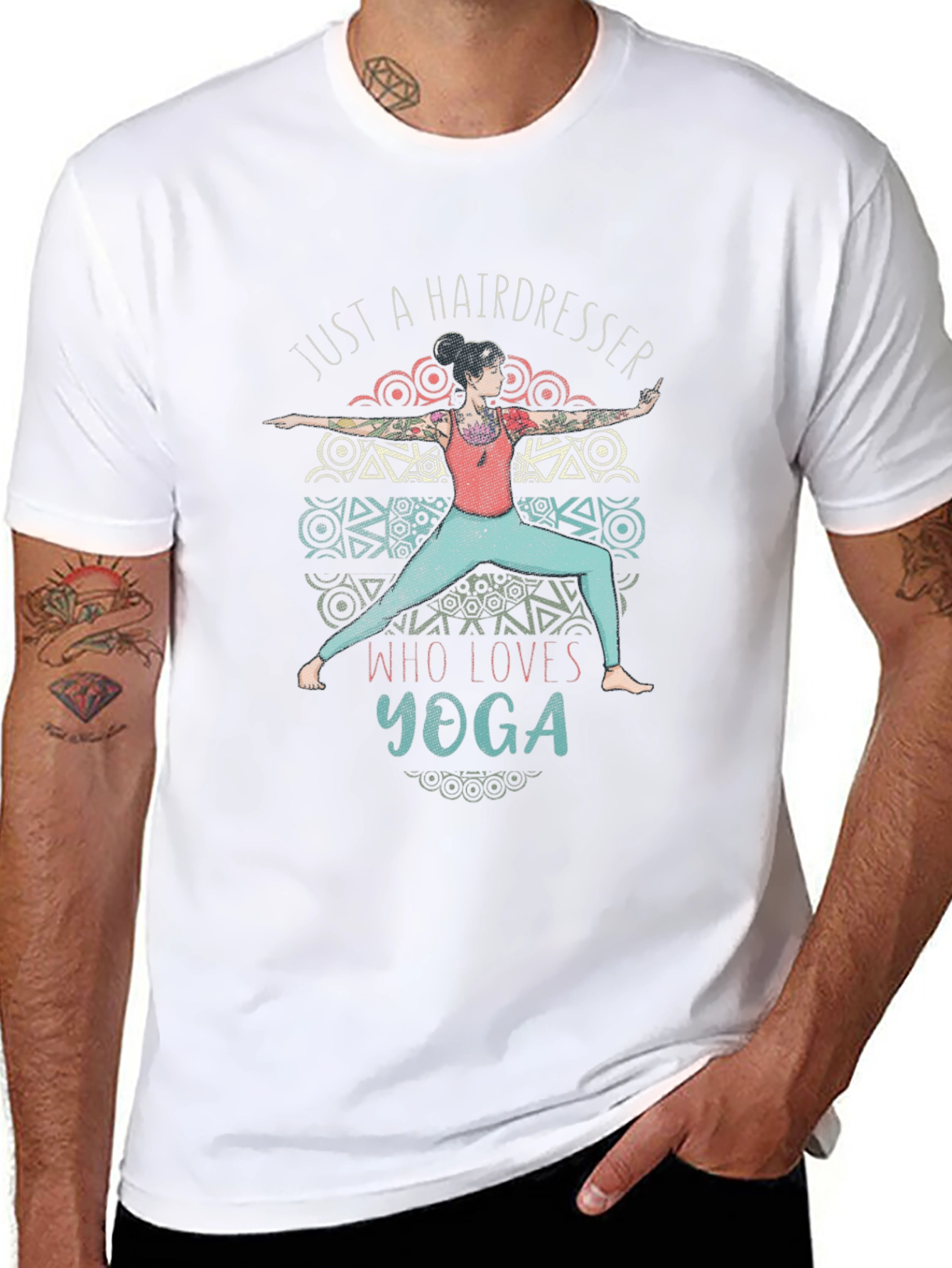 Hairdresser Yoga Lover T-Shirt