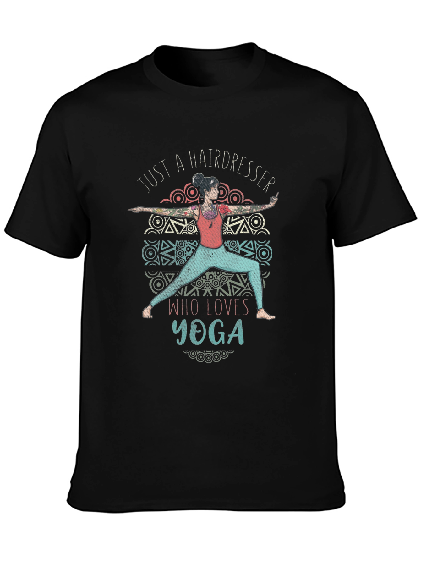 Hairdresser Yoga Lover T-Shirt