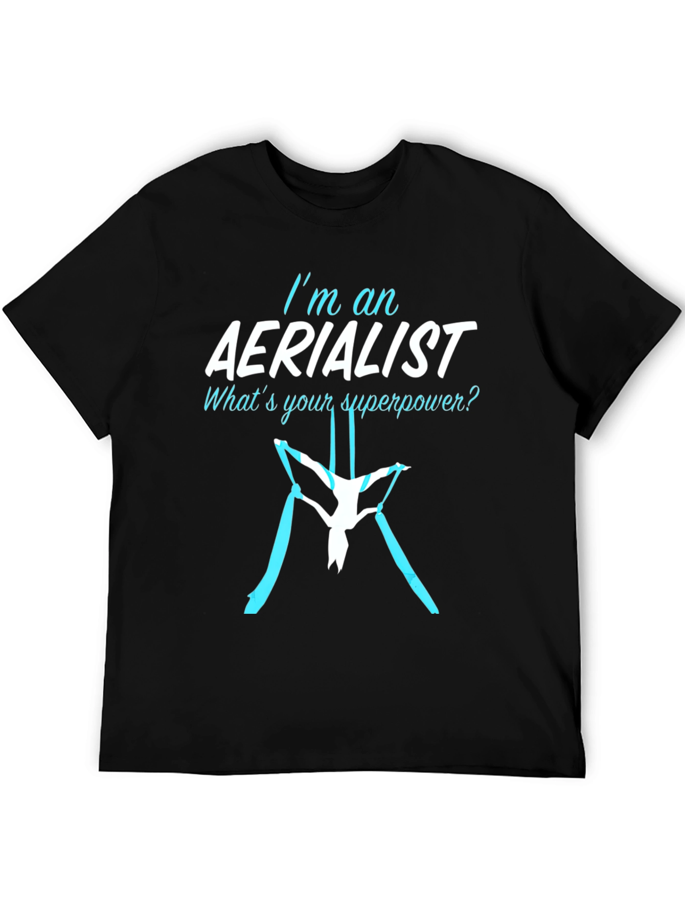 Aerialist Superpower T-Shirt - Black Cotton Blend