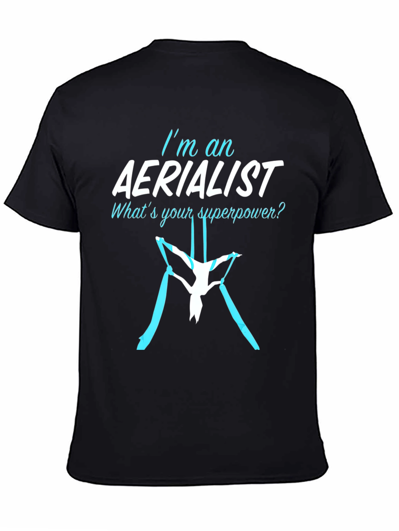 Aerialist Superpower T-Shirt - Black Cotton Blend