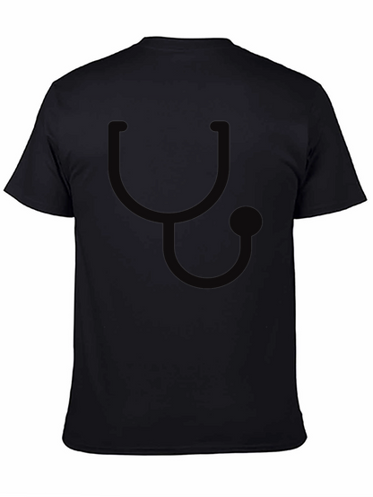Stethoscope Graphic T-Shirt - Medical Theme Tee