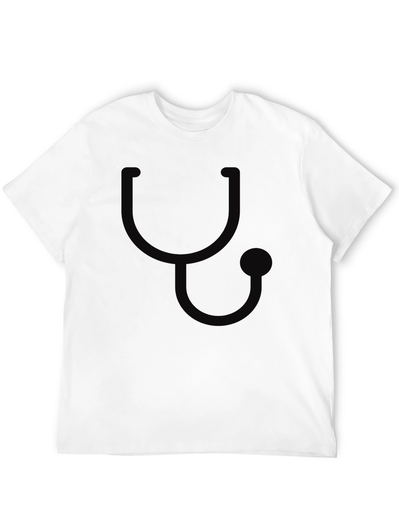 Stethoscope Graphic T-Shirt - Medical Theme Tee