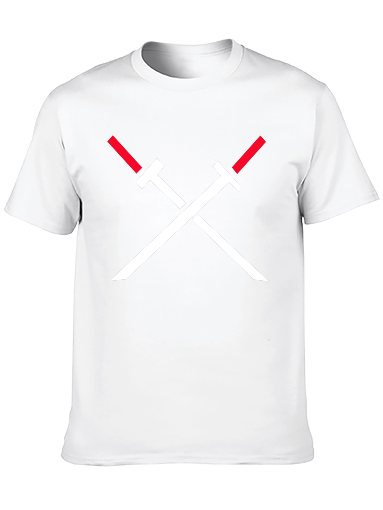 Crossed Swords Graphic Tee - Black