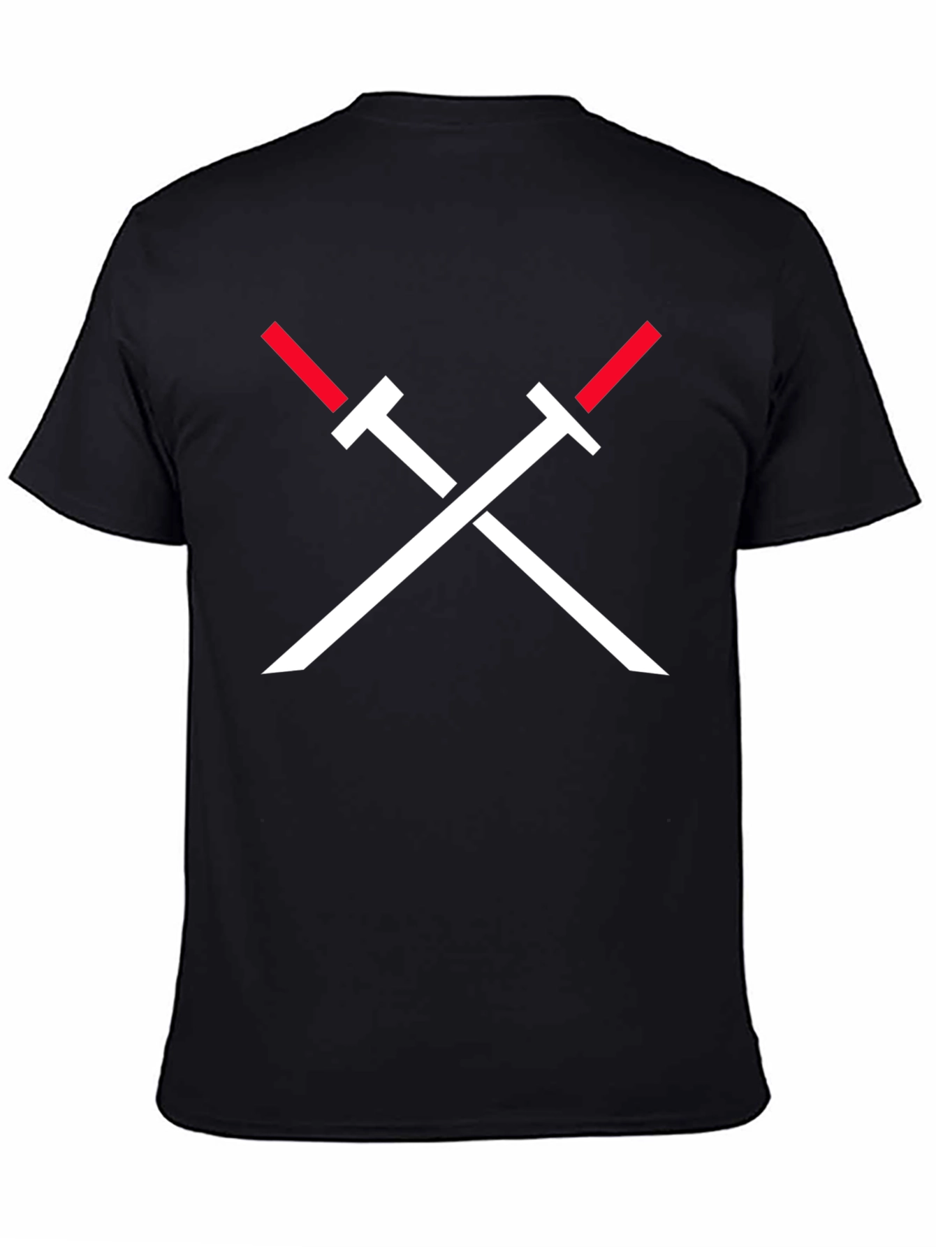 Crossed Swords Graphic Tee - Black