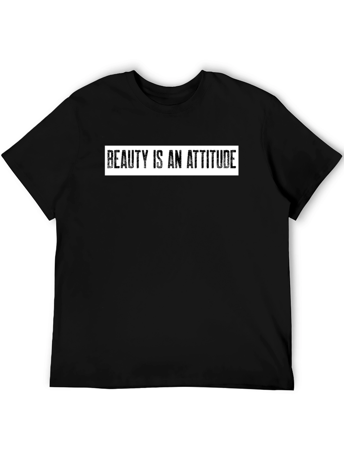 Beauty is an Attitude Black T-Shirt