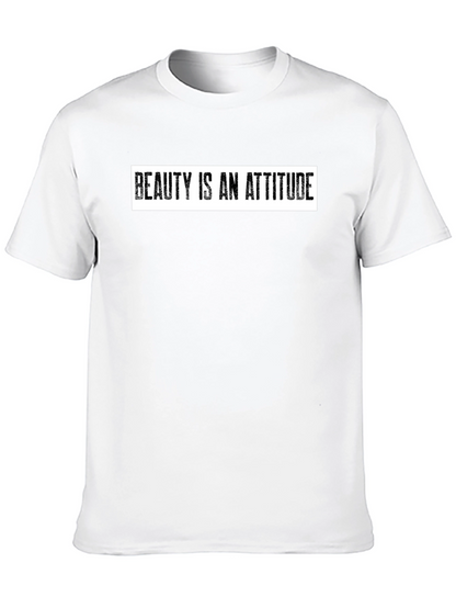 Beauty is an Attitude Black T-Shirt